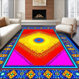 Exuberant Peaceful Vibe Tapestry(Red)