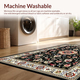 Elegant Monochrome Floral Motif(Black)