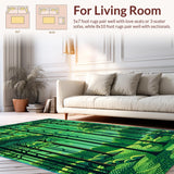 Minimalist Medallion Style with Monochrome Palette(Green)