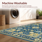 Rustic Coastal Blue Tiled Motif(Blue)