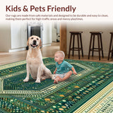 Modern Boho Kitchen Floor Mat(Green)