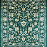 Artful Distressed Ogee Design(Blue)