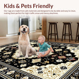 Luxurious Vintage Damask Motif(Black)