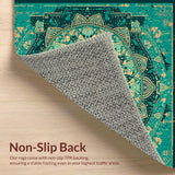 Distressed Boho Chic Forest Green(Green)