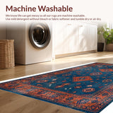 Classic Medallion Earthy Tones(Blue)