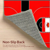 Dynamic Court Inspired Graphic Style(Red)