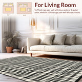 Chic Minimalist Monochrome Grid(Beige)