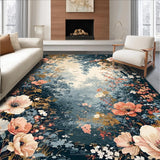 Elegant Toned Flower Motif(Beige)