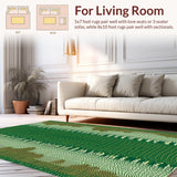 Elegant Print Home Accent(Green)