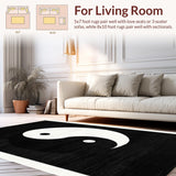 Abstract Monochrome Circular Aesthetic(Black)