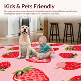 Modern Strawberry Graphic Design(Pink)