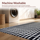 Chic Black and White Checkerboard Style(Black)