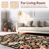 Maximalist Botanical Floral Elegance(Black)