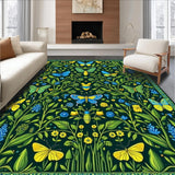 Artful Butterfly Botanical Arrangement(Green)