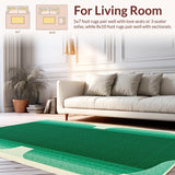 Stylish Fluid Geometric Lines(Green)