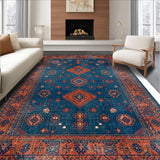 Classic Medallion Earthy Tones(Blue)