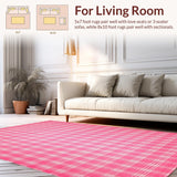 Elegant Subtle Houndstooth Style(Pink)