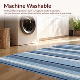 Minimalist Rustic Striped Texture(Blue)