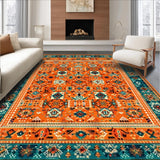 Chic Retro Symmetrical Elements(Orange)