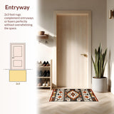 Southwestern Colorful Tribal Texture(Brown)
