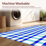 Minimalist Blue Tartan Style(Blue)