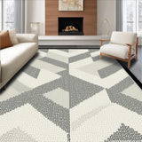 Contemporary Monochrome Lattice Design(Gray)