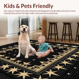 Chic Earthy Primitive Star(Black)