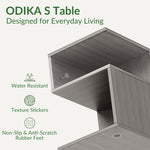 ODIKA Tokyo S Minimalist 3 Tier End Table - ODIKA