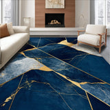 Dynamic Color Contrast Marble Design(Blue)