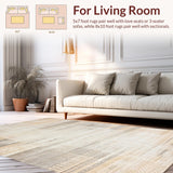 Elegant Distressed Geometric for Indoor and Spaces(Beige)