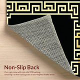 Striking Vintage Geometric Appeal(Black)