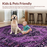 Artistic Abstract Medallion Design(Purple)