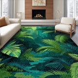 Tropical Floral Textured Elegance(Green)