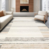 Modern Geometric Stripe beige Area for Versatile Placement(Beige)