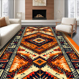Tribal Distressed Dining Room Area(Orange)