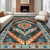 Rustic Abstract Geometric Design(Blue)