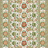Rustic Vintage Floral Botanical Non Shedding(White)