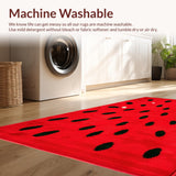 Sunny Fruit Fantasy Floor Covering(Red)
