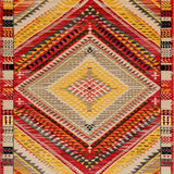 Chic Color blocked Geometric Style(Red)