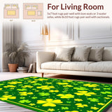 Playful Retro Shamrock Graphics(Green)