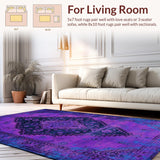 Vintage Floral Overlay Artistry(Purple)