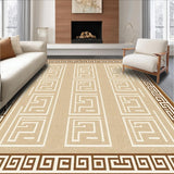 Rustic Earth Toned Ogee Design(Beige)