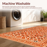 Vibrant Geometric Orange Elegance(Orange)