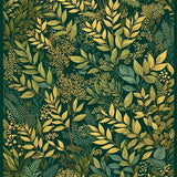 Rustic Earthy Ogee Patterned(Green)