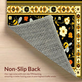 Joyful Colorful Floral Medley(Black)