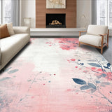 Painted Petals Pink Gradient Abstract Floral(Pink)