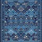 Modern Solid Blue Textured Aesthetic(Blue)