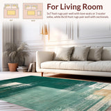Abstract Distressed Colorful Motif(Green)