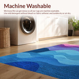 Modern Ombre Purple Blue(Blue)