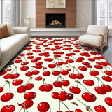 Vibrant Retro Floral Motif(Red)